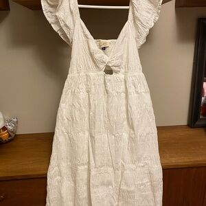 Universal Thread White Smocked Dress